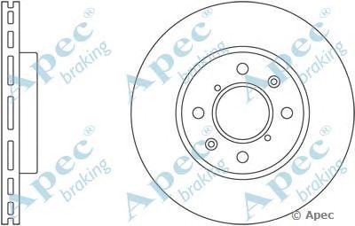 APEC BRAKING dsk2505 -  Тормозной диск